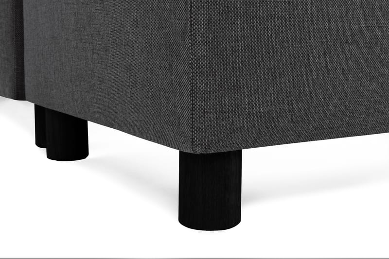 Crazy 4-seters Høyrevendt U-formet Large Sofa med Divan og Sjeselong i Stoff - Antrasitt - Møbler - Sofaer - Sofaer med sjeselong - 4 seters sofa med divan