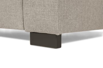 Crazy 4-seters Høyrevendt U-formet Large Sofa med Divan og Sjeselong i Stoff - Beige - Møbler - Sofaer - Sofaer med sjeselong - 4 seters sofa med divan