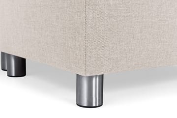 Crazy 4-seters Høyrevendt U-formet Large Sofa med Divan og Sjeselong i Stoff - Beige - Møbler - Sofaer - Sofaer med sjeselong - 4 seters sofa med divan
