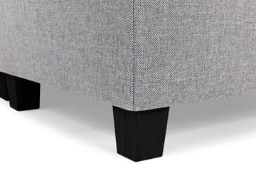 Crazy 4-seters Høyrevendt U-formet Large Sofa med Divan og Sjeselong i Stoff - Grå - Møbler - Sofaer - Sofaer med sjeselong - 4 seters sofa med divan