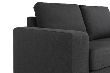 Crazy 4-seters Vendbar L-formet Sjeselongsofa i Stoff - Antrasitt - Møbler - Sofaer - Sofaer med sjeselong - 4 seters sofa med divan