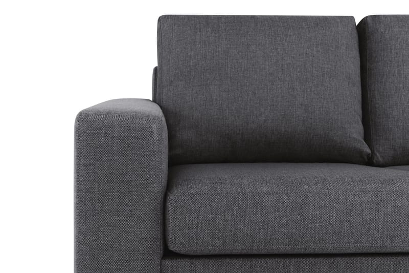 Crazy 4-seters Vendbar L-formet Sjeselongsofa i Stoff - Mørk grå - Møbler - Sofaer - Sofaer med sjeselong - 4 seters sofa med divan
