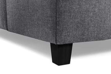Crazy 4-seters Vendbar L-formet Sjeselongsofa i Stoff - Mørk grå - Møbler - Sofaer - Sofaer med sjeselong - 4 seters sofa med divan