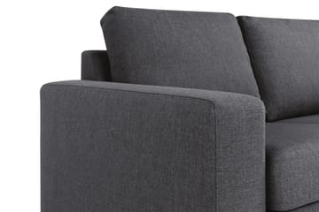 Crazy 4-seters Vendbar L-formet Sjeselongsofa i Stoff - Mørk grå - Møbler - Sofaer - Sofaer med sjeselong - 4 seters sofa med divan