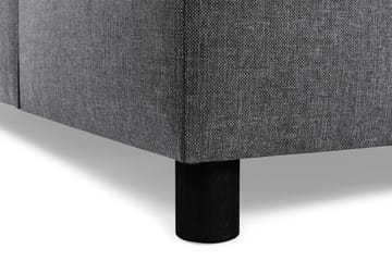 Crazy 4-seters Vendbar L-formet Sjeselongsofa i Stoff - Mørk grå - Møbler - Sofaer - Sofaer med sjeselong - 4 seters sofa med divan