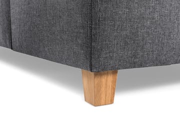 Crazy 4-seters Vendbar L-formet Sjeselongsofa i Stoff - Mørk grå - Møbler - Sofaer - Sofaer med sjeselong - 4 seters sofa med divan