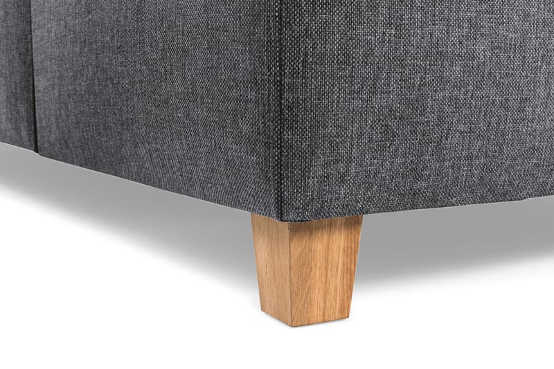 Crazy 4-seters Vendbar L-formet Sjeselongsofa i Stoff - Mørk grå - Møbler - Sofaer - Sofaer med sjeselong - 4 seters sofa med divan