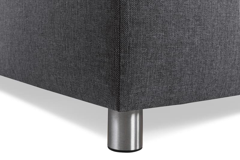 Crazy 4-seters Vendbar L-formet Sjeselongsofa i Stoff - Mørk grå - Møbler - Sofaer - Sofaer med sjeselong - 4 seters sofa med divan