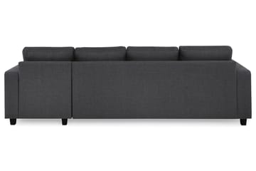 Crazy 4-seters Vendbar L-formet Sjeselongsofa i Stoff - Mørk grå - Møbler - Sofaer - Sofaer med sjeselong - 4 seters sofa med divan