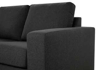 Crazy 4-seters Vendbar L-formet Sjeselongsofa i Stoff - Mørkegrå - Møbler - Sofaer - Sofaer med sjeselong - 4 seters sofa med divan