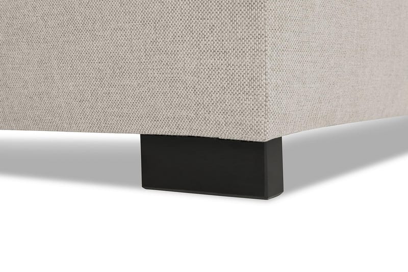 Crazy 4-seters Venstrevendt L-formet Sjeselongsofa i Stoff - Beige - Møbler - Sofaer - Sofaer med sjeselong - 3 seters sofa med divan