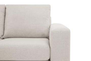 Crazy 4-seters Venstrevendt L-formet Sjeselongsofa i Stoff - Beige - Møbler - Sofaer - Sofaer med sjeselong - 3 seters sofa med divan