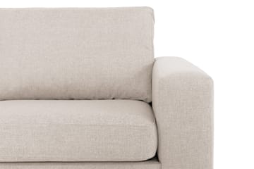 Crazy 4-seters Venstrevendt L-formet Sjeselongsofa i Stoff - Beige - Møbler - Sofaer - Sofaer med sjeselong - 3 seters sofa med divan