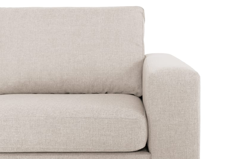 Crazy 4-seters Venstrevendt L-formet Sjeselongsofa i Stoff - Beige - Møbler - Sofaer - Sofaer med sjeselong - 3 seters sofa med divan