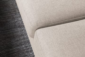 Crazy 4-seters Venstrevendt L-formet Sjeselongsofa i Stoff - Beige - Møbler - Sofaer - Sofaer med sjeselong - 3 seters sofa med divan