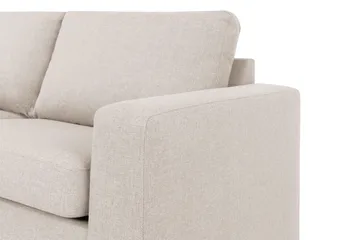 Crazy 4-seters Venstrevendt L-formet Sjeselongsofa i Stoff - Beige - Møbler - Sofaer - Sofaer med sjeselong - 3 seters sofa med divan