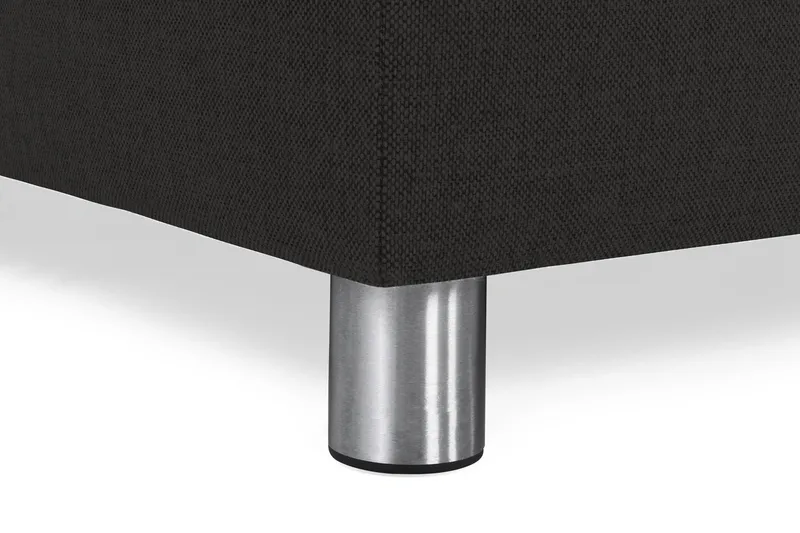 Crazy 4-seters Venstrevendt U-formet Large Sofa med Divan og Sjeselong i Stoff - Antrasitt - Møbler - Sofaer - Sofaer med sjeselong - 3 seters sofa med divan