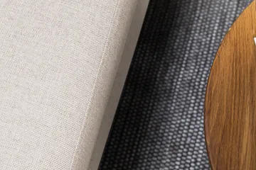 Crazy 4-seters Venstrevendt U-formet Large Sofa med Divan og Sjeselong i Stoff - Beige - Møbler - Sofaer - Sofaer med sjeselong - 3 seters sofa med divan