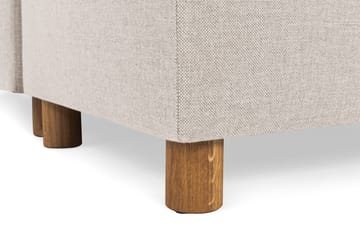Crazy 4-seters Venstrevendt U-formet Large Sofa med Divan og Sjeselong i Stoff - Beige - Møbler - Sofaer - Sofaer med sjeselong - 4 seters sofa med divan
