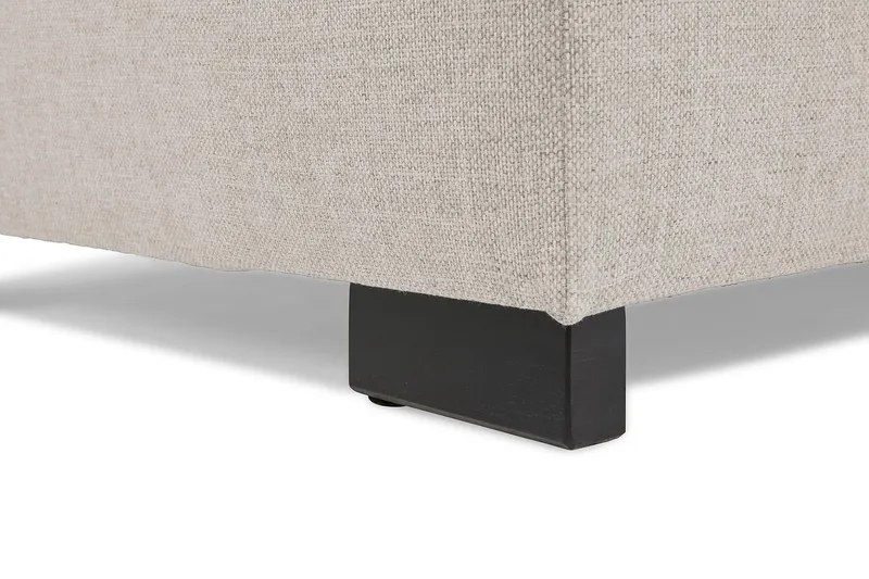 Crazy 4-seters Venstrevendt U-formet Large Sofa med Divan og Sjeselong i Stoff - Beige - Møbler - Sofaer - Sofaer med sjeselong - 3 seters sofa med divan