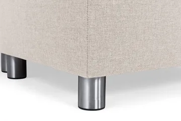 Crazy 4-seters Venstrevendt U-formet Large Sofa med Divan og Sjeselong i Stoff - Beige - Møbler - Sofaer - Sofaer med sjeselong - 4 seters sofa med divan