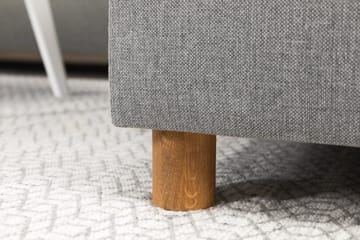 Crazy 4-seters Venstrevendt U-formet Large Sofa med Divan og Sjeselong i Stoff - Grå - Møbler - Sofaer - U-sofa