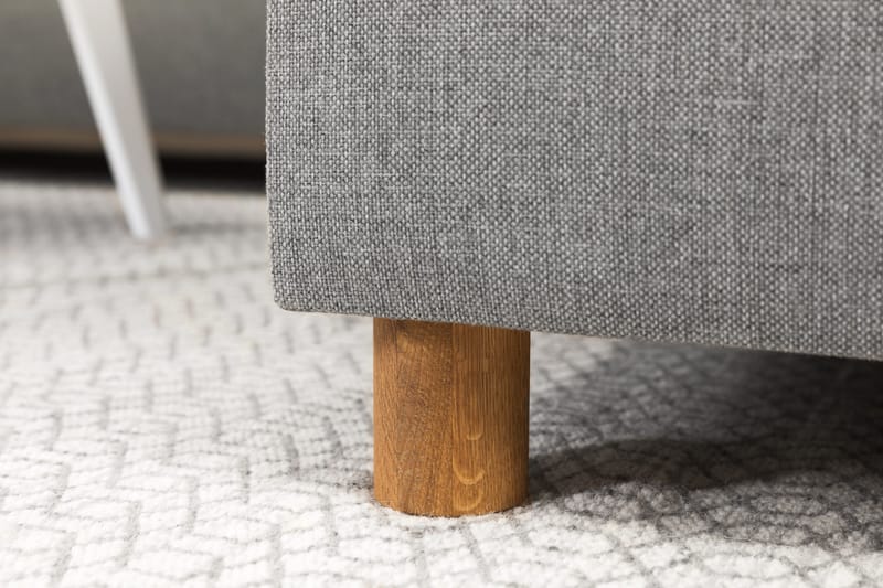 Crazy 4-seters Venstrevendt U-formet Large Sofa med Divan og Sjeselong i Stoff - Grå - Møbler - Sofaer - U-sofa