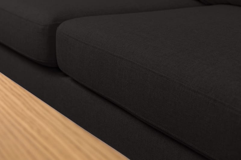 Crazy 5-seters Venstrevendt L-formet Sjeselongsofa i Stoff - Antrasitt - Møbler - Sofaer - Sofaer med sjeselong - 4 seters sofa med divan