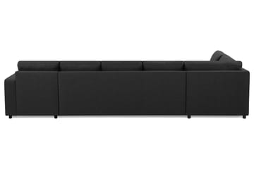 Crazy 5-seters Venstrevendt L-formet Sjeselongsofa i Stoff - Antrasitt - Møbler - Sofaer - Sofaer med sjeselong - 4 seters sofa med divan