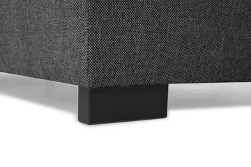 Crazy Limited Edition 4-seters Høyrevendt L-formet Sjeselongsofa i Stoff - Mørk grå - Møbler - Sofaer - Sofaer med sjeselong - 4 seters sofa med divan