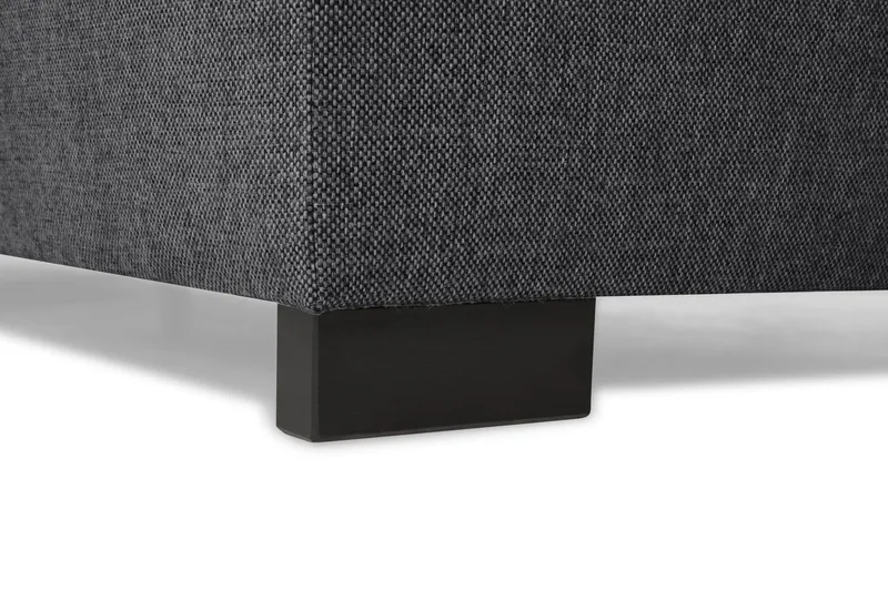 Crazy Limited Edition 4-seters Høyrevendt L-formet Sjeselongsofa i Stoff - Mørk grå - Møbler - Sofaer - Sofaer med sjeselong - 4 seters sofa med divan