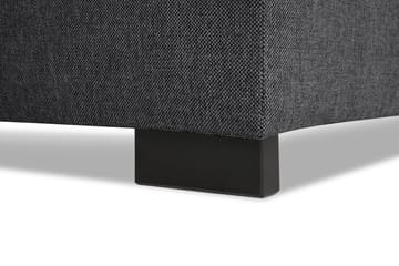 Crazy Limited Edition 4-seters Venstrevendt L-formet Sjeselongsofa i Stoff - Mørk grå - Møbler - Sofaer - Sofaer med sjeselong - 4 seters sofa med divan