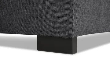 Crazy Limited Edition 4-seters Venstrevendt L-formet Sjeselongsofa i Stoff - Mørkegrå - Møbler - Sofaer - Sofaer med sjeselong - 4 seters sofa med divan
