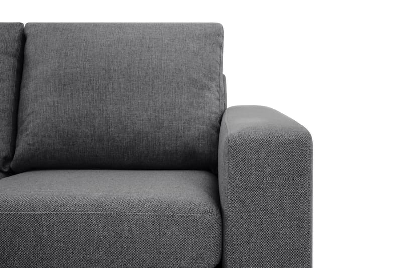 Crazy Limited Edition 4-seters Venstrevendt L-formet Sjeselongsofa i Stoff - Mørkegrå - Møbler - Sofaer - Sofaer med sjeselong - 4 seters sofa med divan