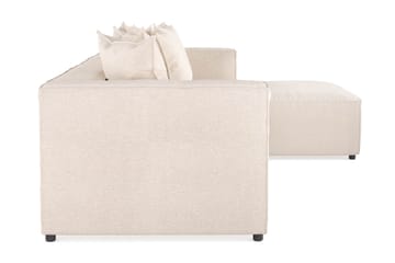 Cubo 4-seters Dyp Modulsofa med Divan i Stoff - Beige - Møbler - Sofaer - Sofaer med sjeselong - 3 seters sofa med divan