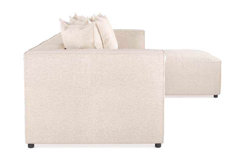 Cubo 4-seters Dyp Modulsofa med Divan i Stoff - Beige - Møbler - Sofaer - Sofaer med sjeselong - 3 seters sofa med divan