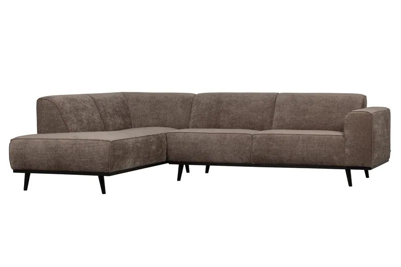Deansh 3-seters Sofa med Sjeselong Venstre - Taupe - Møbler - Sofaer - Sofaer med sjeselong - 4 seters sofa med divan