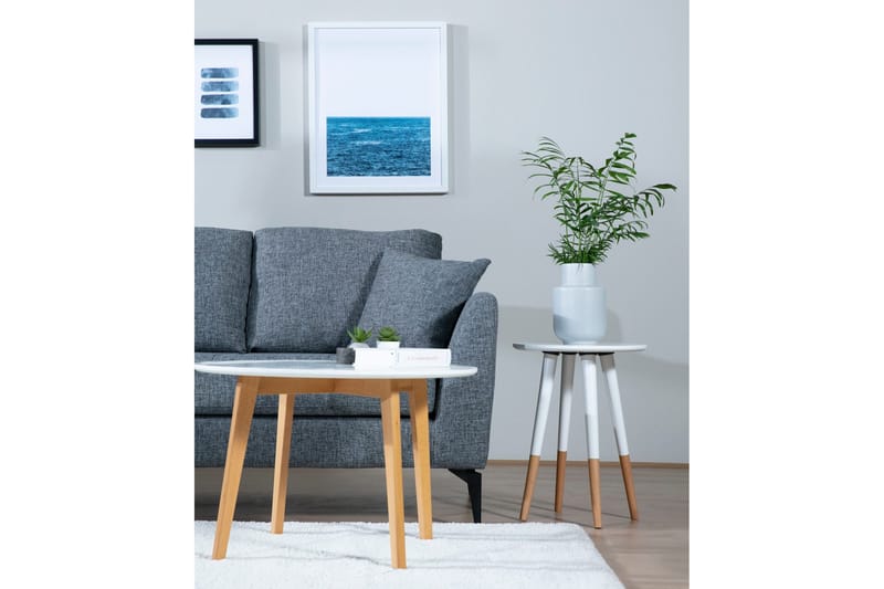 Destinye Hjørnesofa med Divan Venstre - Grå - Møbler - Sofaer - Sofaer med sjeselong