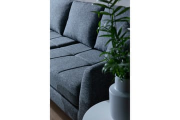 Destinye Hjørnesofa med Divan Venstre - Grå - Møbler - Sofaer - Sofaer med sjeselong