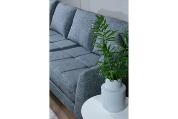 Destinye Hjørnesofa med Divan Venstre - Grå - Møbler - Sofaer - Sofaer med sjeselong