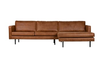 Divansofa Dotty Høyre - Cognac - Møbler - Sofaer - Sofaer med sjeselong