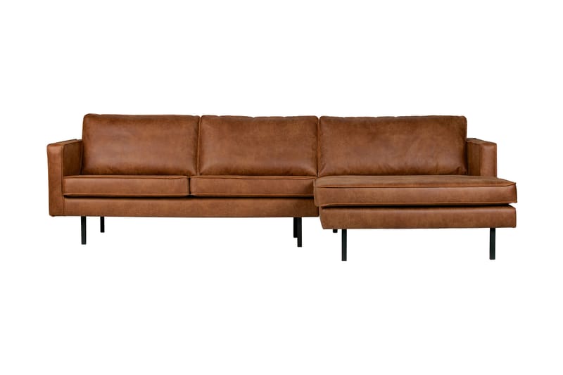 Divansofa Dotty Høyre - Cognac - Møbler - Sofaer - Sofaer med sjeselong