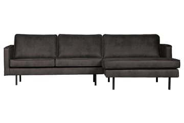 Divansofa Dotty Høyre - Svart - Møbler - Sofaer - Sofaer med sjeselong - 3 seters sofa med divan