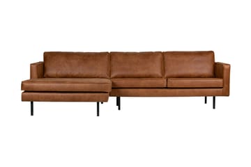 Divansofa Dotty Venstre - Cognac - Møbler - Sofaer - Sofaer med sjeselong