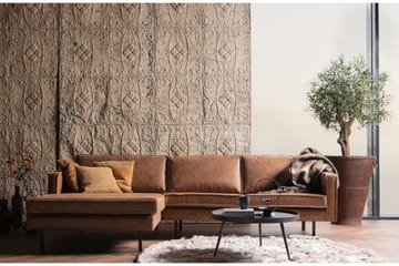 Divansofa Dotty Venstre - Cognac - Møbler - Sofaer - Sofaer med sjeselong