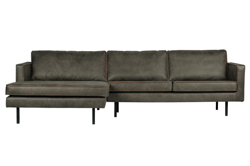 Divansofa Dotty Venstre - Grønn - Møbler - Sofaer - Sofaer med sjeselong - 3 seters sofa med divan
