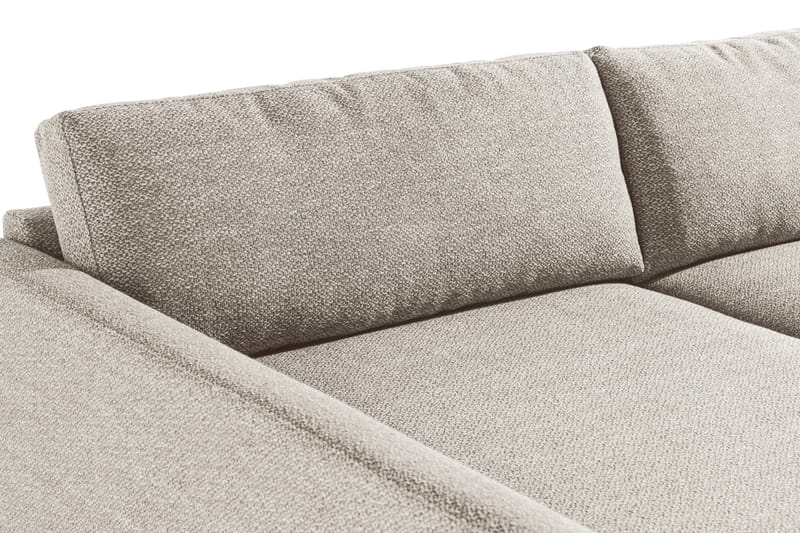 Divansofa Ljuvlig Venstre - Beige - 4 seters sofa med divan - Sofaer med sjeselong