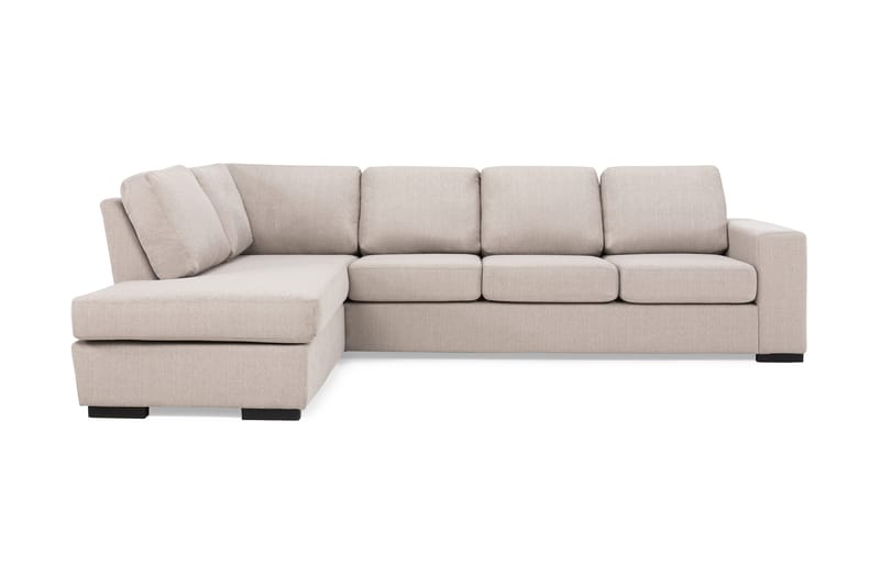 Divansofa Rodrigo 4-seter Venstre - Beige - 4 seters sofa med divan - Sofaer med sjeselong