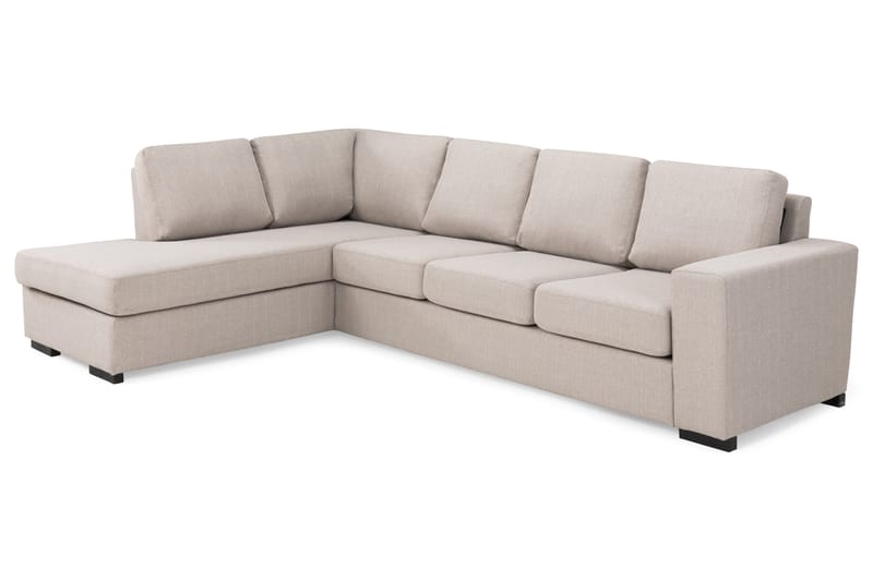 Divansofa Rodrigo 4-seter Venstre - Beige - Møbler - Sofaer - Sofaer med sjeselong - 4 seters sofa med divan