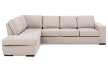 Divansofa Rodrigo 4-seter Venstre - Beige - Møbler - Sofaer - Sofaer med sjeselong - 4 seters sofa med divan